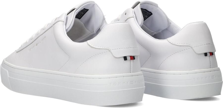 Tommy Hilfiger Sneakers PREMIUM DRESS CUPSOLE LTH vrijetijdsschoen halfhoge schoen veterschoen met vlaggenembleem op de hiel - Foto 3
