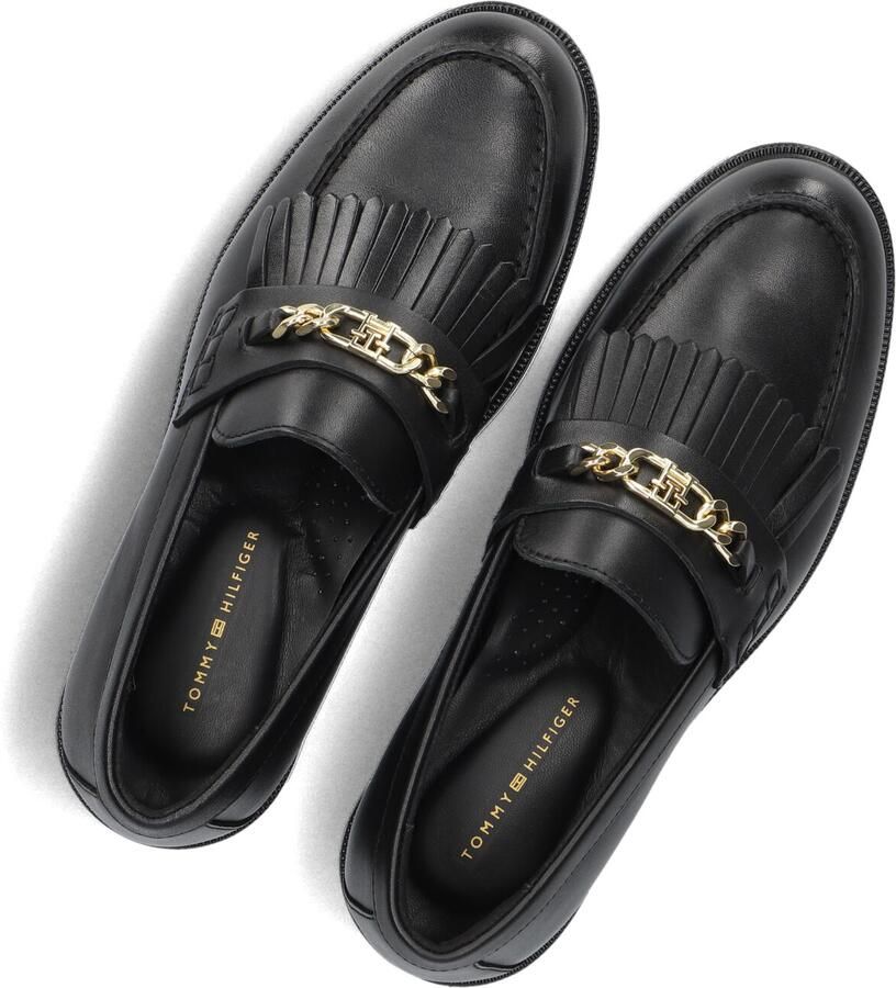 TOMMY HILFIGER Zwarte Loafers Th Chain Fringe Leather Loafer - Foto 2