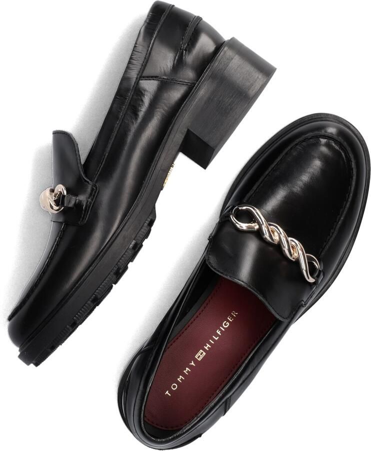 Tommy Hilfiger Zwarte Loafer Tommy Twist Mocassin Black Dames