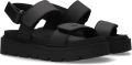 Tommy Hilfiger Sandalen met sleehak CLAIRE - Zwart