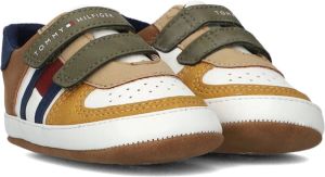 Tommy Hilfiger Witte Babyschoenen Flag Low Cut Velcro