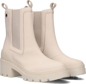 Tommy Hilfiger Witte Chelsea Boots Heeled Boot Bio