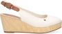 Tommy Hilfiger Sandaaltjes ICONIC ELBA SLING BACK WEDGE zomerschoen sandaal keilhak met jute bekleding - Thumbnail 1