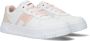 Tommy Hilfiger Sneakers FLAG LOW CUT LACE-UP SNEAKER WHITE PINK BEIGE met plateauzool - Thumbnail 1