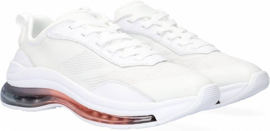 Tommy Hilfiger Witte Lage Sneakers City Air Runner Mix
