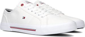 Tommy Hilfiger Witte Lage Sneakers Core Corporate Vulc