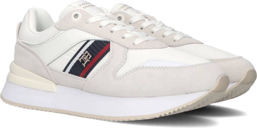 Tommy Hilfiger Witte Lage Sneakers Corp Webbing Runner Sneaker