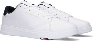 Tommy Hilfiger Sneakers ELEVATED RBW CUPSOLE LEATHER met contrastbeleg bij de hiel