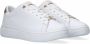Tommy Hilfiger Sneakers in wit voor Dames Metallic Leather Cupsole - Thumbnail 1