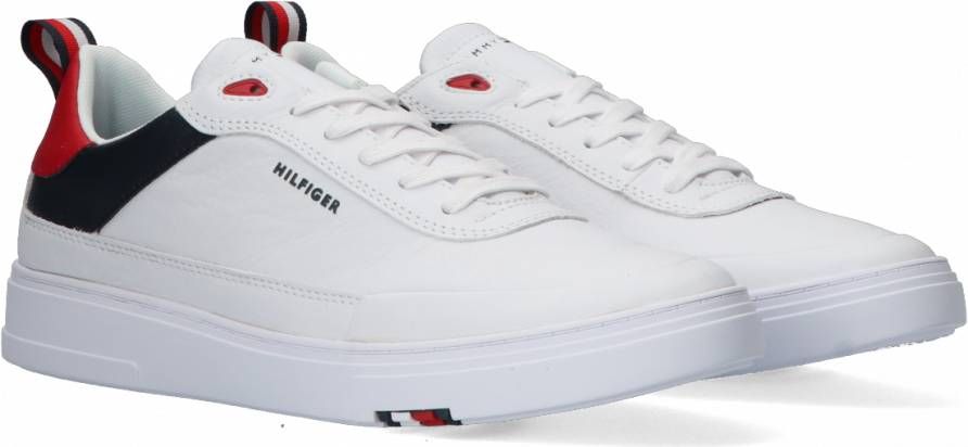 Tommy Hilfiger Sneakers van Suède en Synthetisch Materiaal White