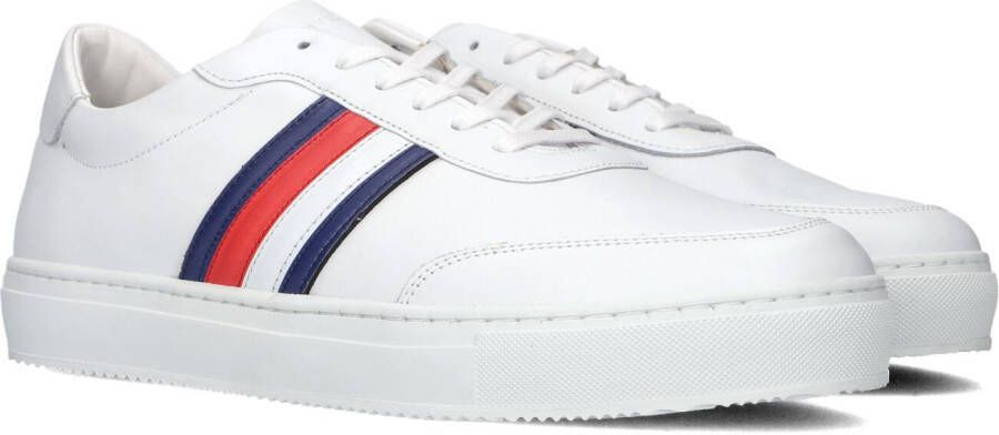 Tommy Hilfiger Witte Lage Sneakers Premium Cupsole Mono