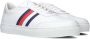 Tommy Hilfiger Premium Cupsole Mono Lage Sneakers White Heren - Thumbnail 1