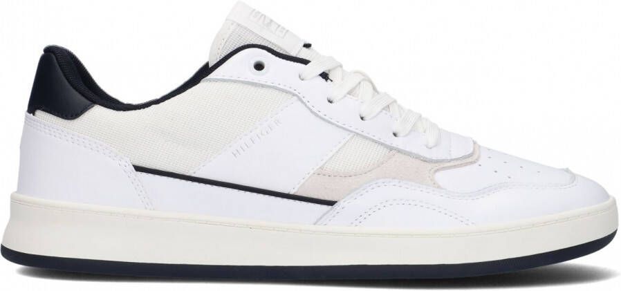 Tommy Hilfiger Witte Lage Sneakers Retro Court Cupsole