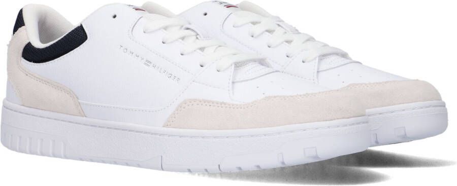 TOMMY HILFIGER TH Basket Core Rwb Wit Leer Lage sneakers Heren