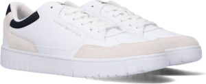 Tommy Hilfiger Witte Lage Sneakers Th Basket Core