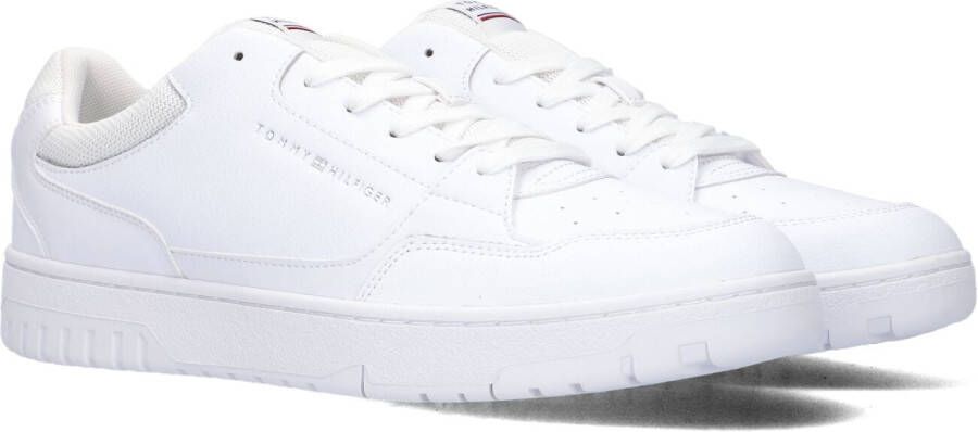 Tommy Hilfiger Witte Lage Sneakers Th Basket Core