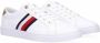 Tommy Hilfiger Sneakers in wit voor Dames TH Corporate Cupsole Sneaker - Thumbnail 1