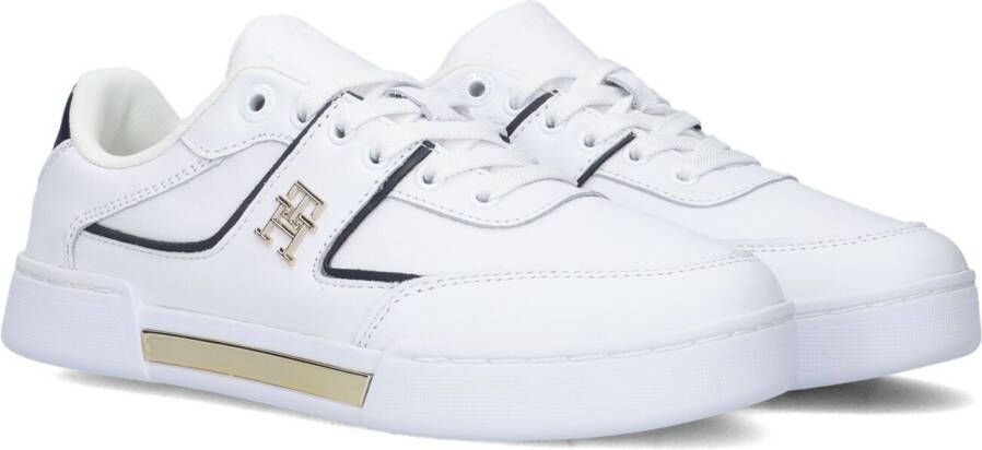 Tommy Hilfiger Witte Lage Sneakers Th Prep Court