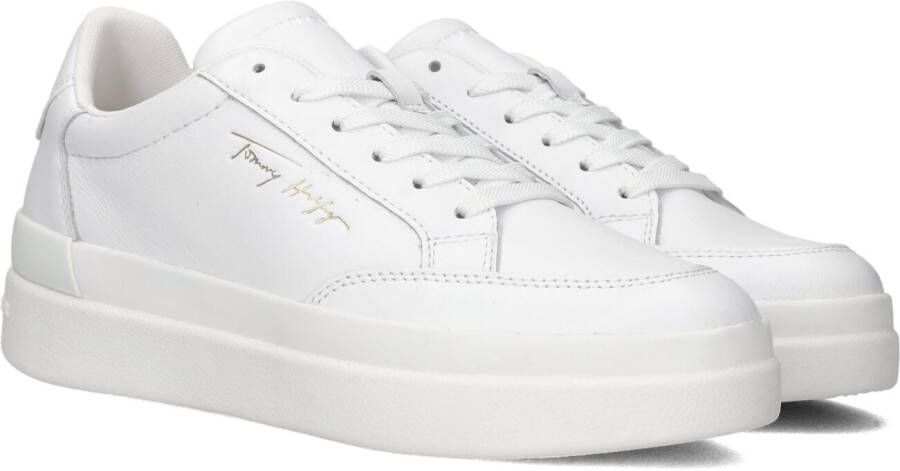 Tommy Hilfiger Sneakers met label in reliëf model 'SIGNATURE LEATHER'