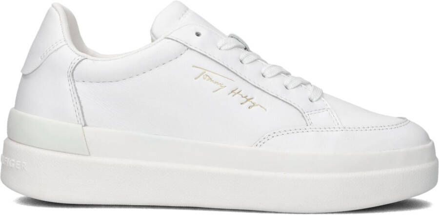 Tommy Hilfiger Sneakers met label in reliëf model 'SIGNATURE LEATHER'