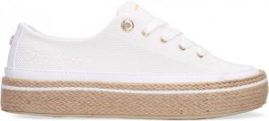 Tommy Hilfiger Sneakers in wit voor Dames White Sunset Vulc Sneaker