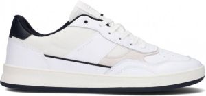Tommy Hilfiger Witte Retro Court Cupsole Lage Sneakers