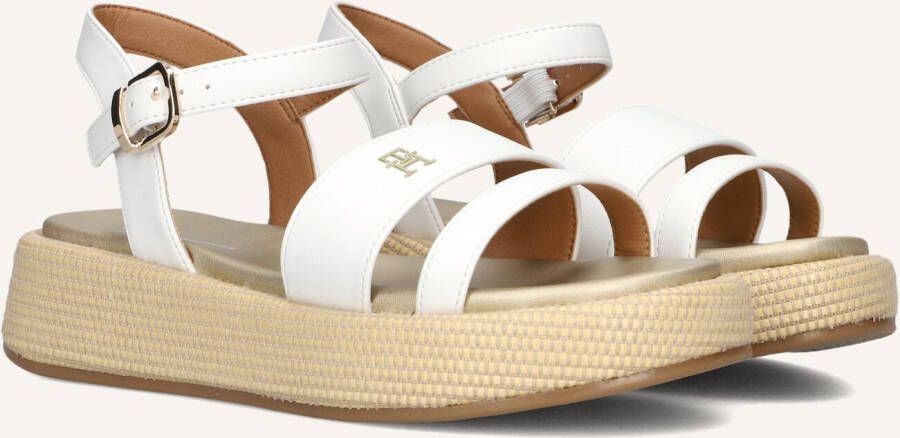 Tommy Hilfiger Sleehaksandaaltjes sandaal plateausandaal met modieuze hak
