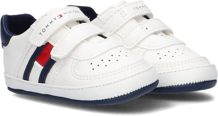 Tommy Hilfiger Kiki baby sneakers wit Jongens Imitatieleer 17