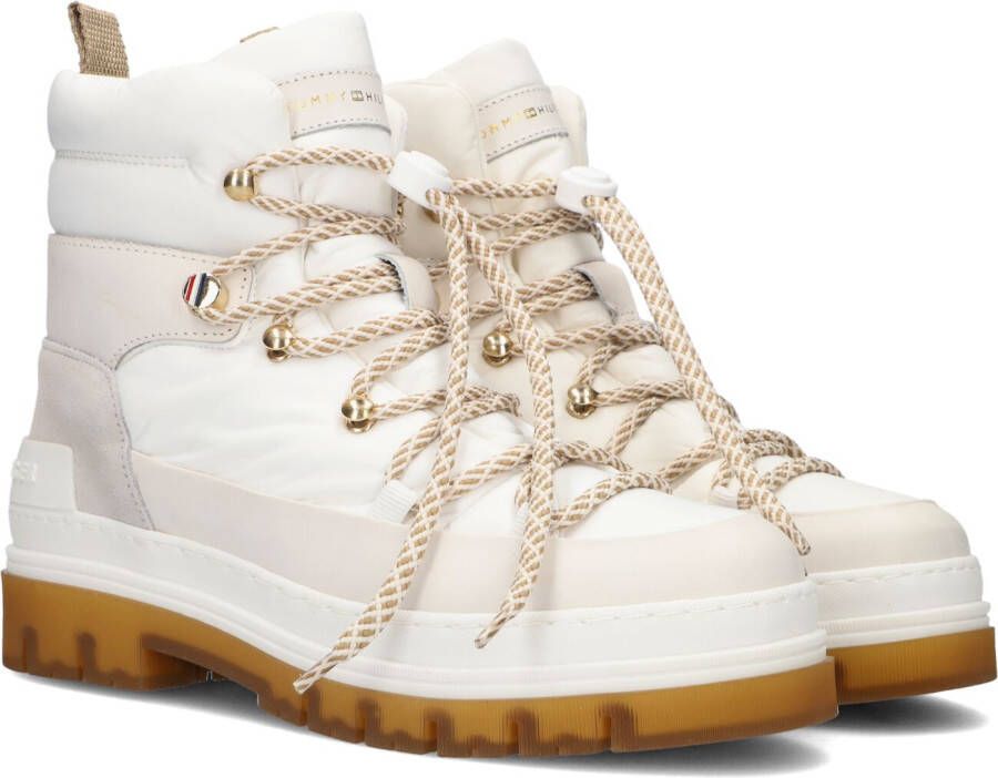 TOMMY HILFIGER Witte Veterboots Laced Outdoor Boot