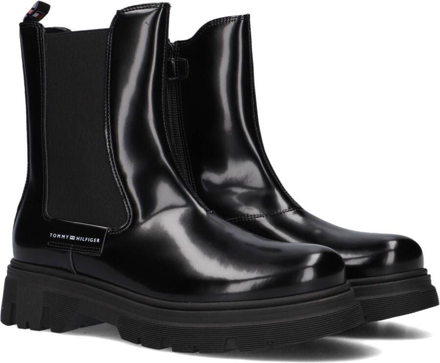 TOMMY HILFIGER Zwarte Chelsea Boots Chelsea Boot