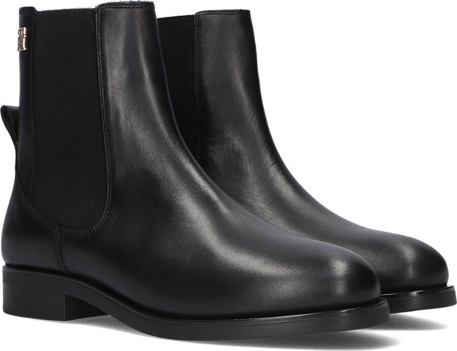 TOMMY HILFIGER Zwarte Chelsea Boots Elevated Essent Thermo Bootie