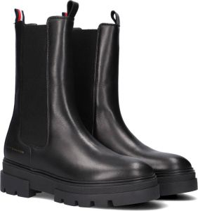 Tommy Hilfiger Chelsea-boots MONOCHROMATIC CHELSEA BOOT met stretchinzetten