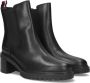 Tommy Hilfiger Chelsea boots van leermix met merkdetail in metallic - Thumbnail 1