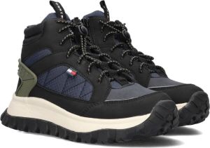 Tommy Hilfiger Zwarte Enkelboots Lace-up Bootie