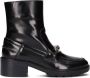 Tommy Hilfiger Zwarte Enkellaarsjes Tommy Twist Hardware Bootie - Thumbnail 1
