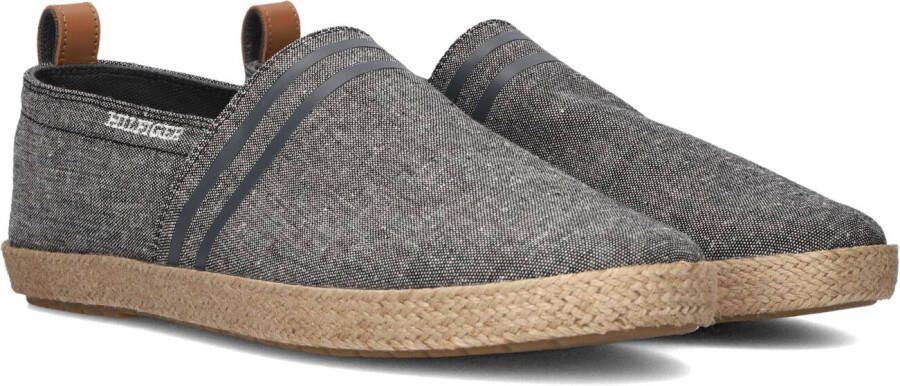 TOMMY HILFIGER Zwarte Instappers Espadrille Core