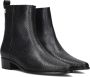 TOMMY HILFIGER Cowboylaarzen Dames Low Cowboy Maat: 37 Materiaal: Leer Kleur: Zwart - Thumbnail 1