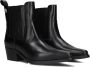 Tommy Hilfiger Cowboylaarsjes TH LEATHER COWBOY BOOT blokhak cowboyboots western enkellaars in spitse vorm - Thumbnail 1