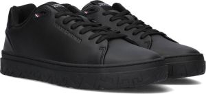 Tommy Hilfiger Zwarte Lage Sneakers Court Thick Cupsole