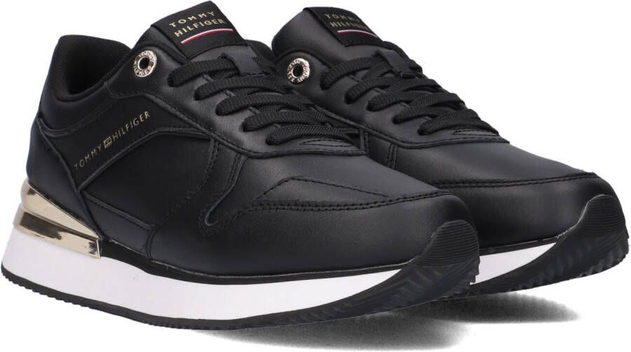 Tommy Hilfiger Zwarte Lage Sneakers Elevated Feminine Runner