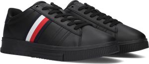 Tommy Hilfiger Sneakers SUPERCUP LEATHER met logostrepen opzij