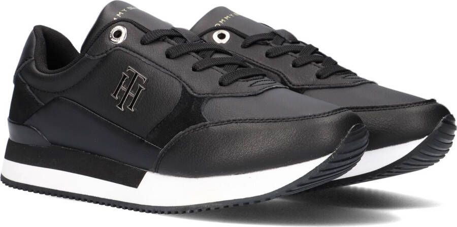 Tommy Hilfiger Zwarte Lage Sneakers Th EmBoss Metallic Sneaker