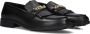 TOMMY HILFIGER Zwarte Loafers Th Chain Fringe Leather Loafer - Thumbnail 1