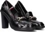 TOMMY HILFIGER Zwarte Pumps Tommy Twist High Heel Loafer - Thumbnail 1