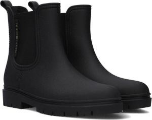 Tommy Hilfiger Zwarte Regenlaarzen Essential Tommy Rainbootie