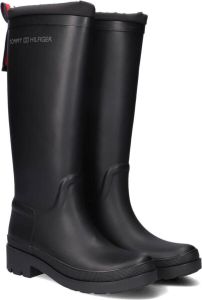 Tommy Hilfiger Regenlaarzen TH OVERKNEE RAINBOOT MONOGRAM met praktische snelsluiting