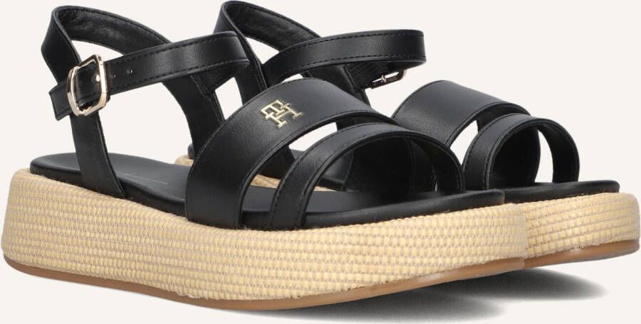 Tommy Hilfiger Sleehaksandaaltjes sandaal plateausandaal met modieuze hak