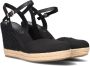 TOMMY HILFIGER Zwarte Espadrilles Basic Closed Toe High Wedge - Thumbnail 1