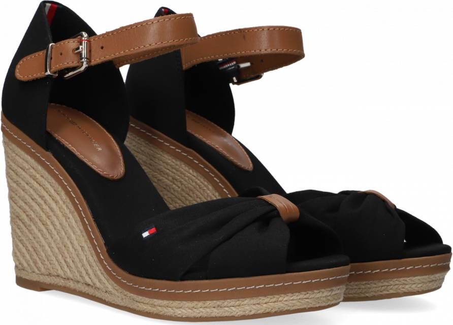 Tommy Hilfiger Highheel sandaaltjes ICONIC ELENA SANDAL met verstelbare gesp