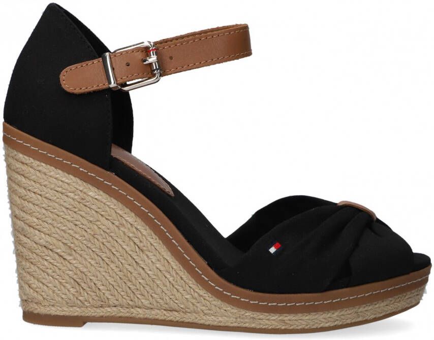 Tommy Hilfiger Highheel sandaaltjes ICONIC ELENA SANDAL met verstelbare gesp